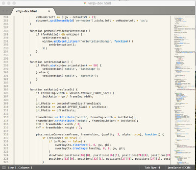 TryOn source code editor