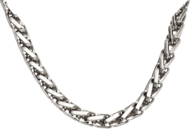 Necklace Silver into Virtual Mirror... 